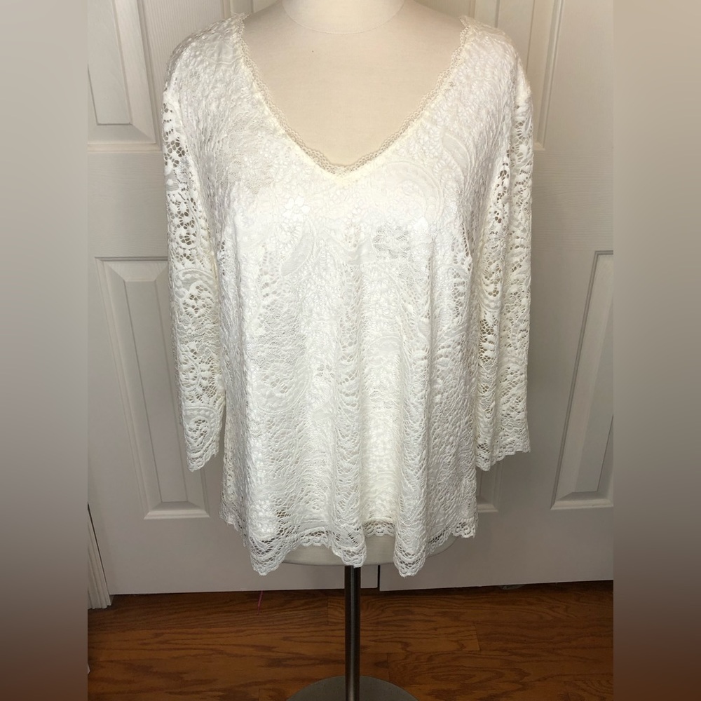 Roz & Ali Women’s Blouse XL